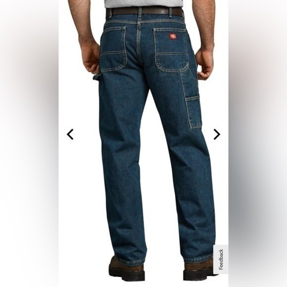 Dickies Size 29X31 Mens Blue Denim Carpenter Jeans